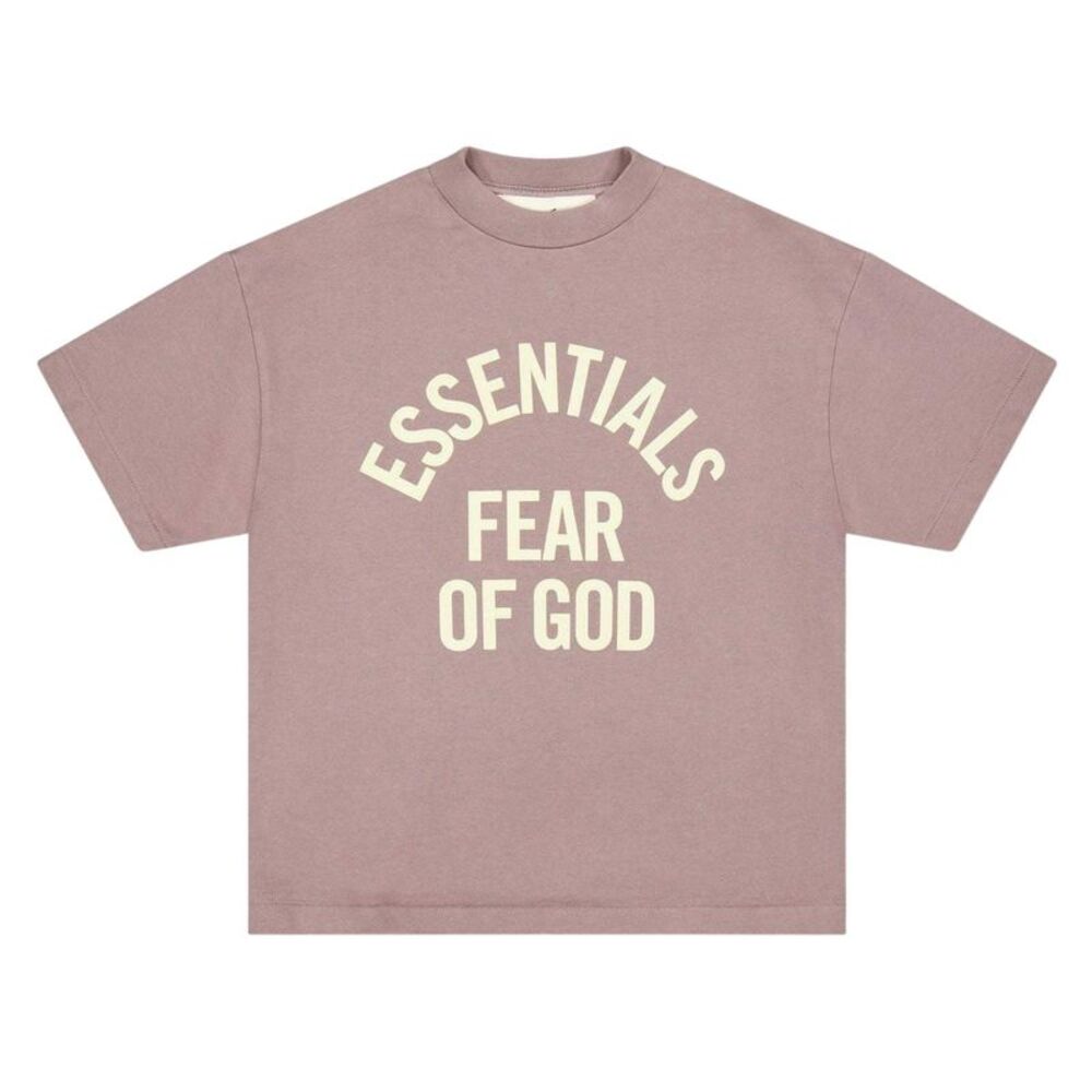 Fear Of God Essentials Childrens/Kids Chest Logo Regular T-Shirt / Mauve